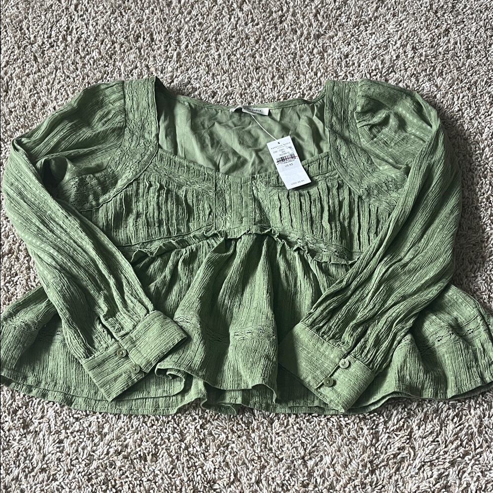 Green Women's American Eagle  Top